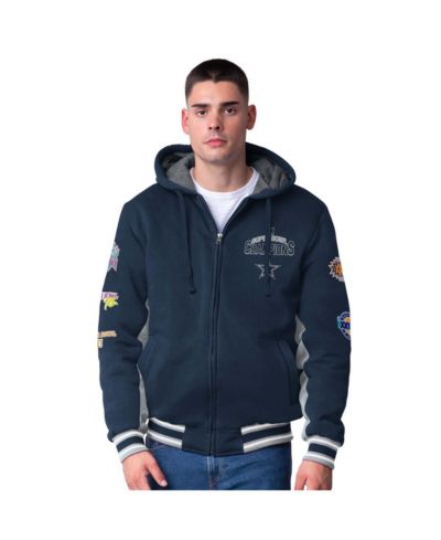 G-III Sports by Carl Banks Men's Navy Dallas Cowboys No Huddle Commemorative Full-Zip Hoodie Jacket