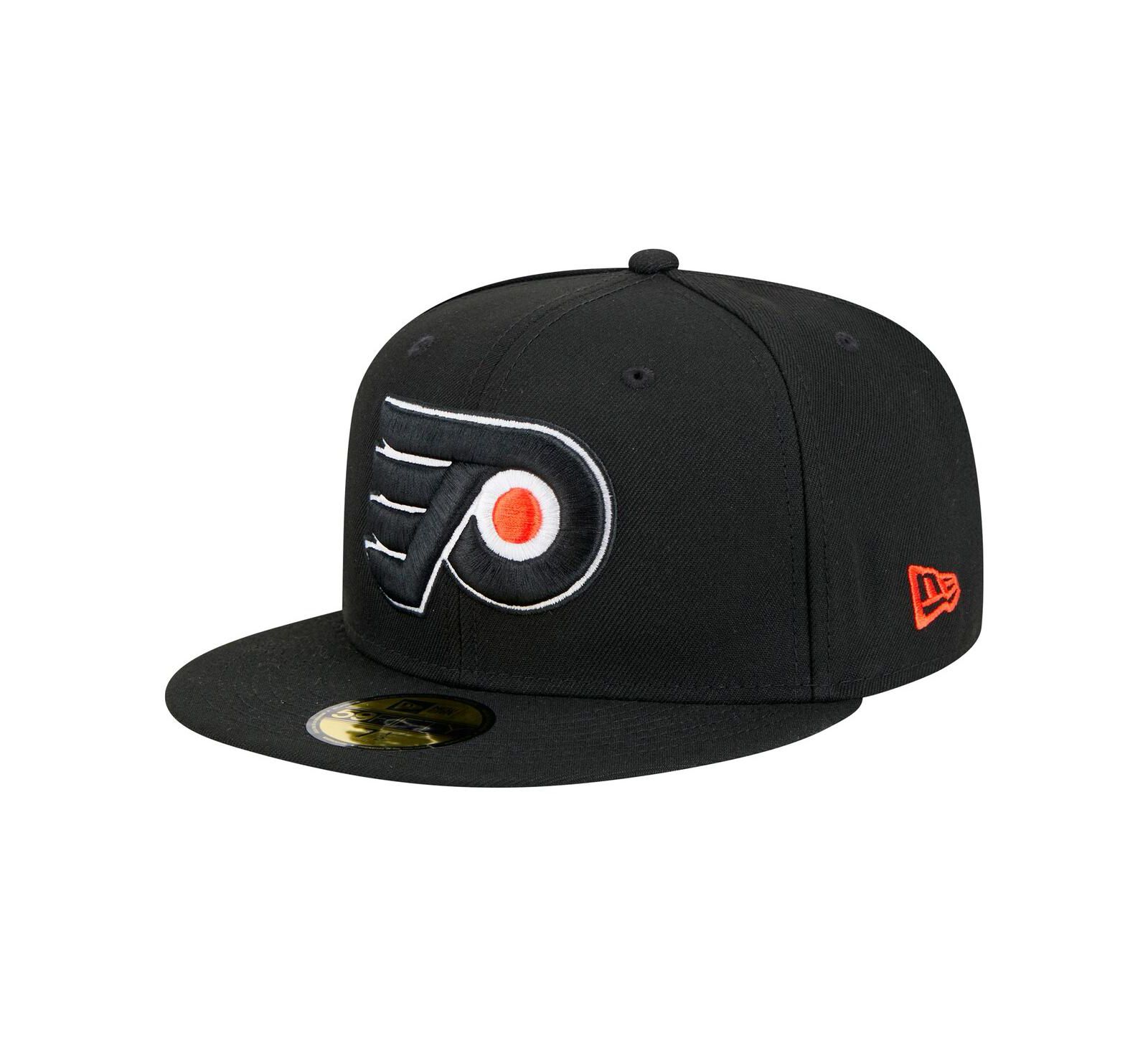 New Era Men's Black Philadelphia Flyers Core 59FIFTY Fitted Hat