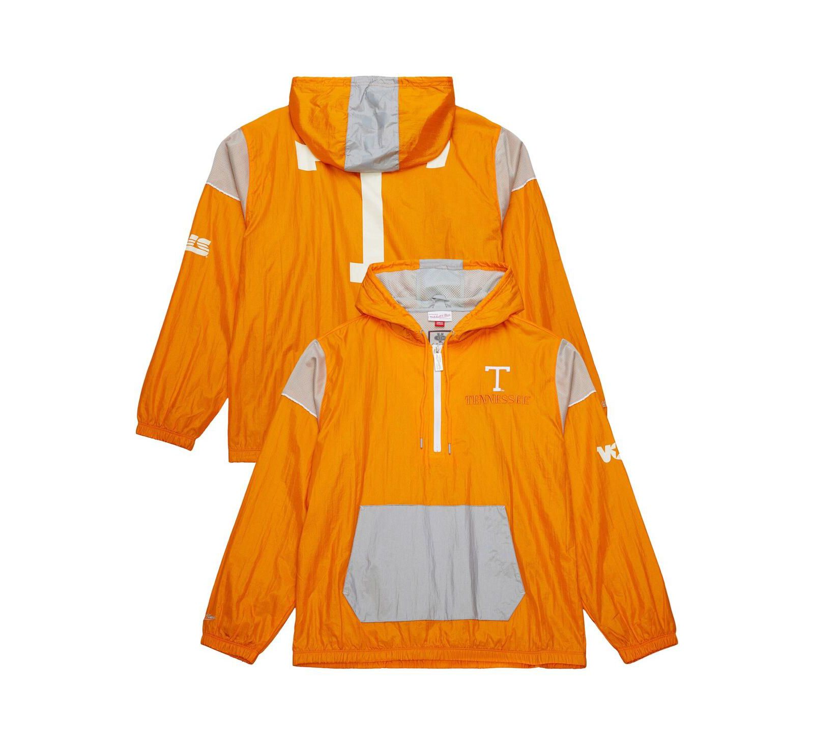 Mitchell & Ness Men's Tennessee Orange Tennessee Volunteers Anorak Vintage Logo Half-Zip Hoodie Jacket