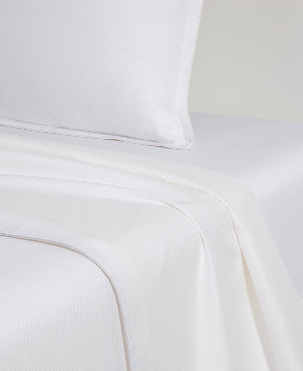 Boss Home by Hugo Boss Loft 300 Thread Count Cotton Flat Sheet, King