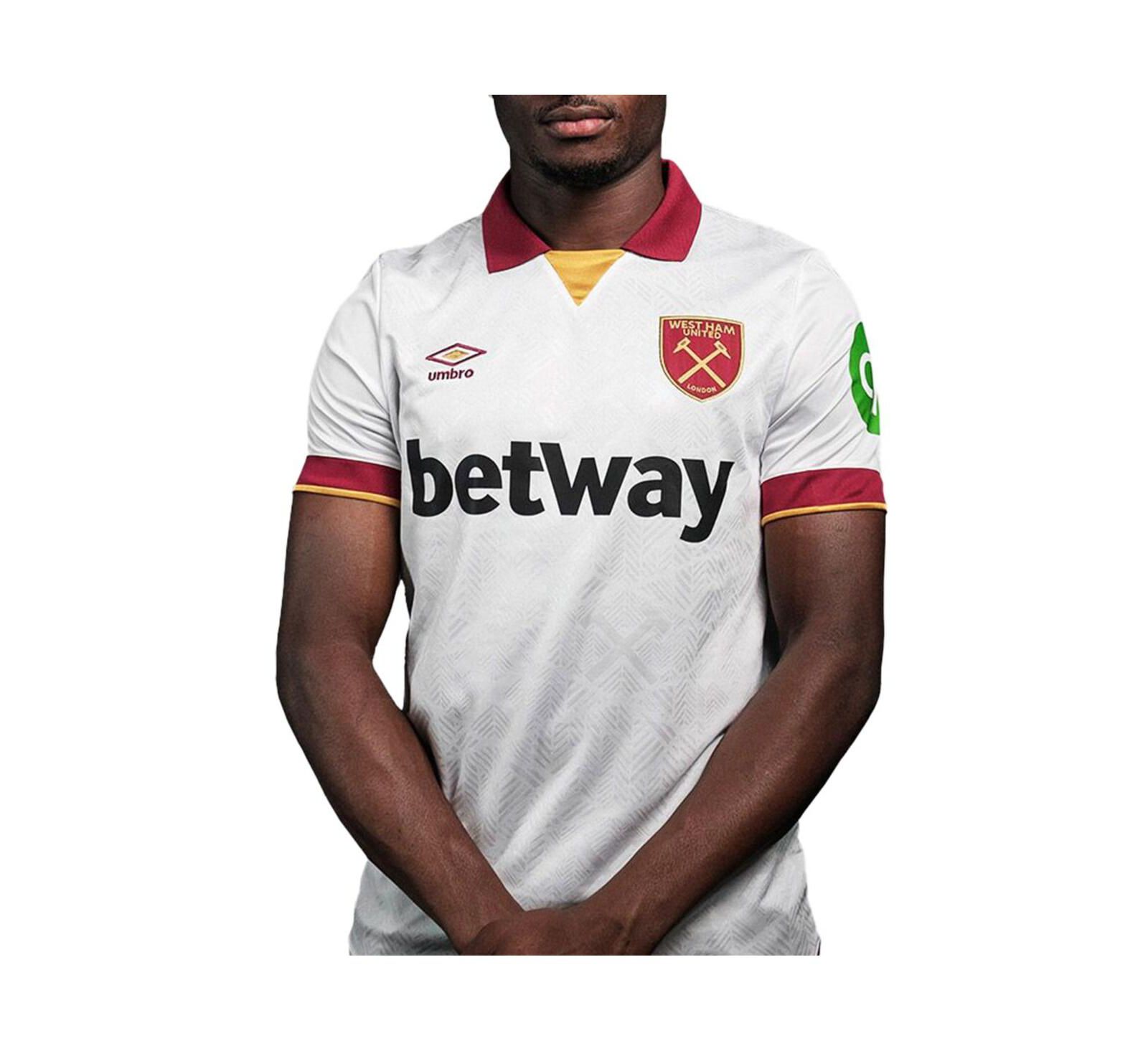 Мужская реплика джерси Umbro White West Ham United 2024/25 Third