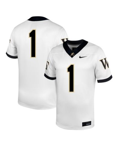 Мужская футбольная джерси Nike 1 White Wake Forest Demon Deacons Untouchable