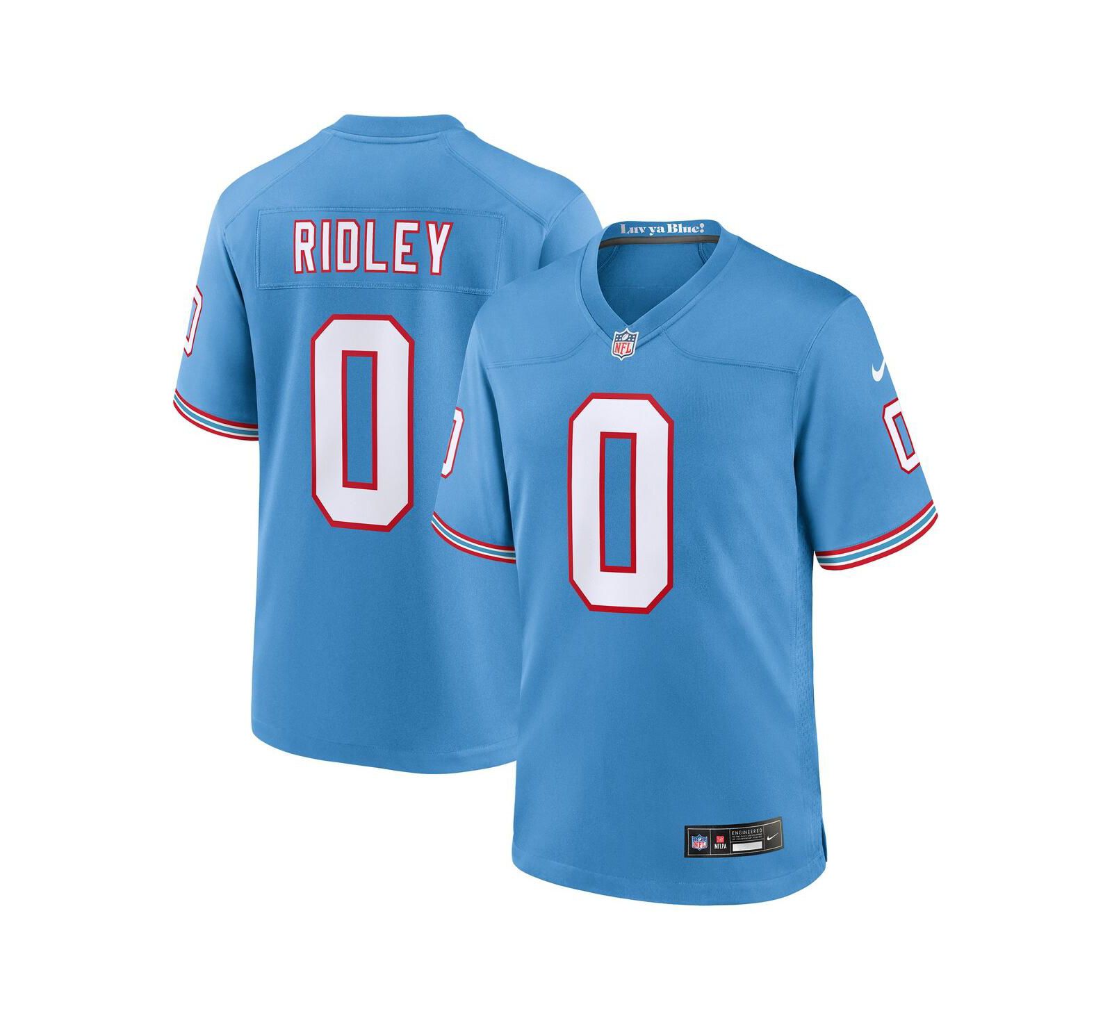 Nike Big Boys and Girls Calvin Ridley Light Blue Tennessee Titans Alternate Game Jersey