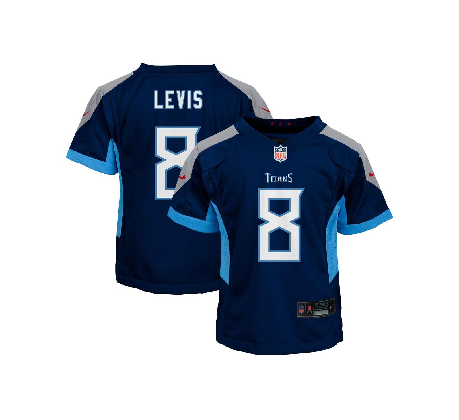 Nike детская джерси Will Levis Navy Tennessee Titans