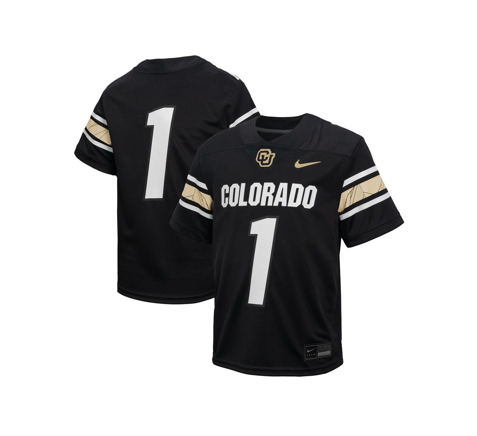 Детская футбольная джерси Nike Black Colorado Buffaloes Throwback Untouchable Replica