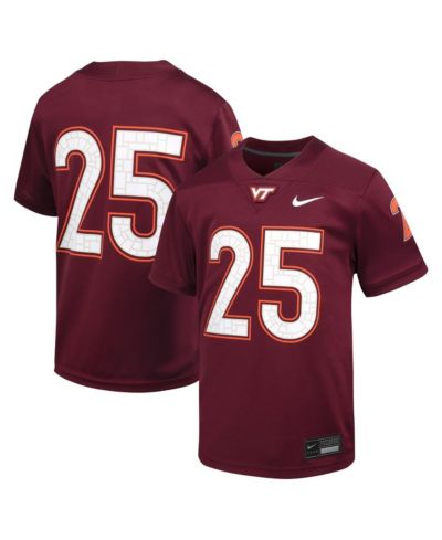 Детская футбольная джерси Nike 25 Maroon Virginia Tech Hokies Untouchable Replica
