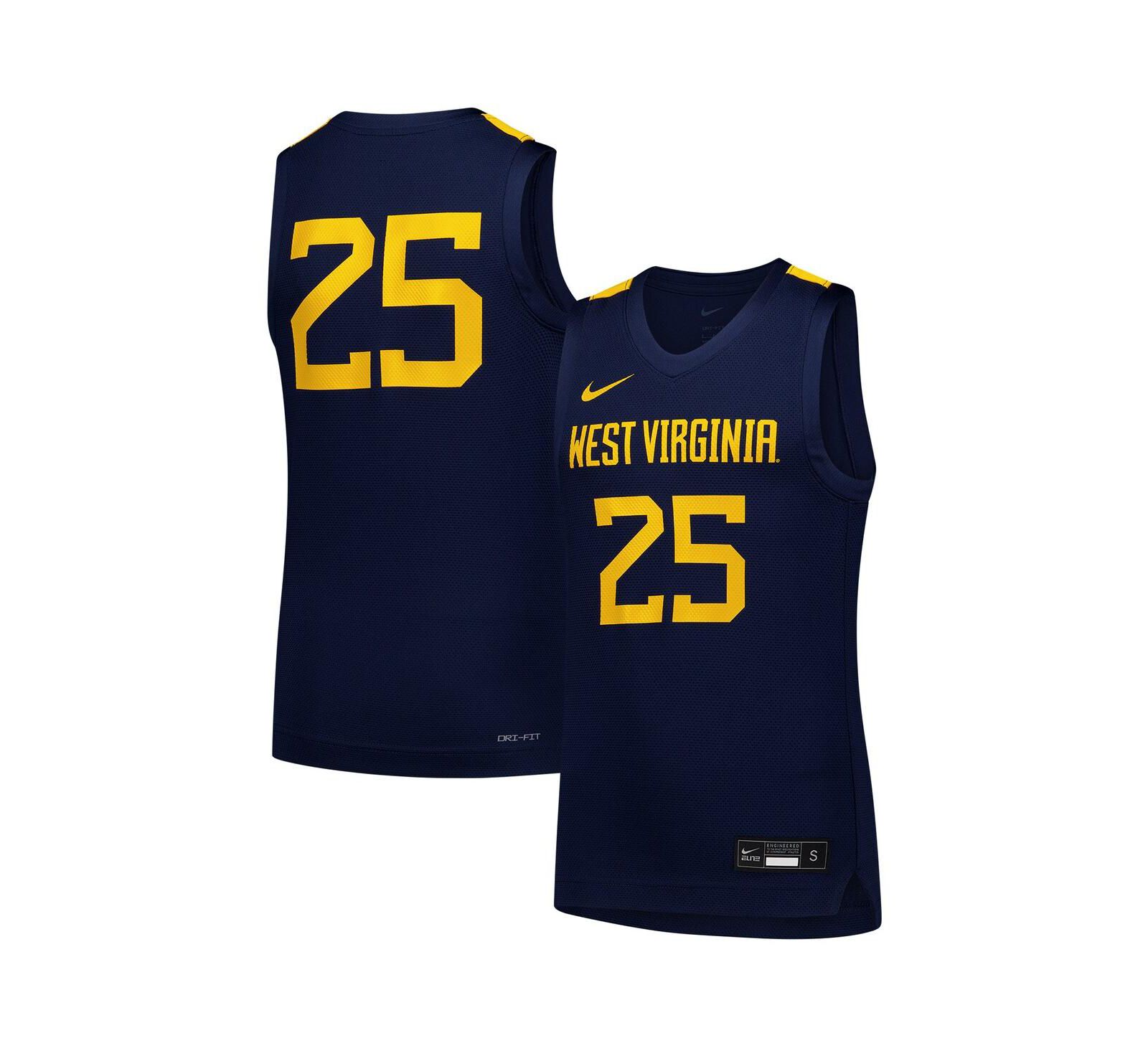 Nike баскетбольная джерси West Virginia Mountaineers для мальчиков и девочек