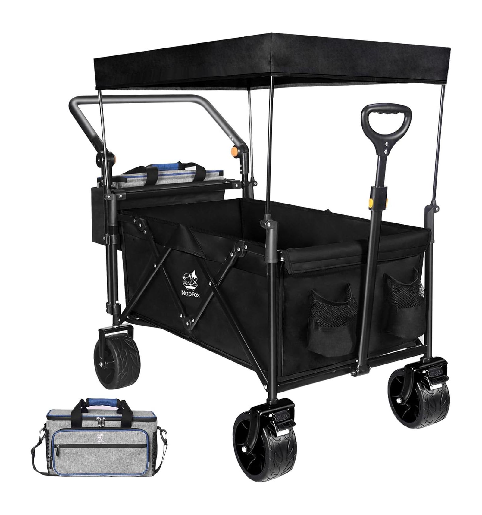 Heavy Duty Folding Wagon Cart for Durable Outdoor Transport and Storage