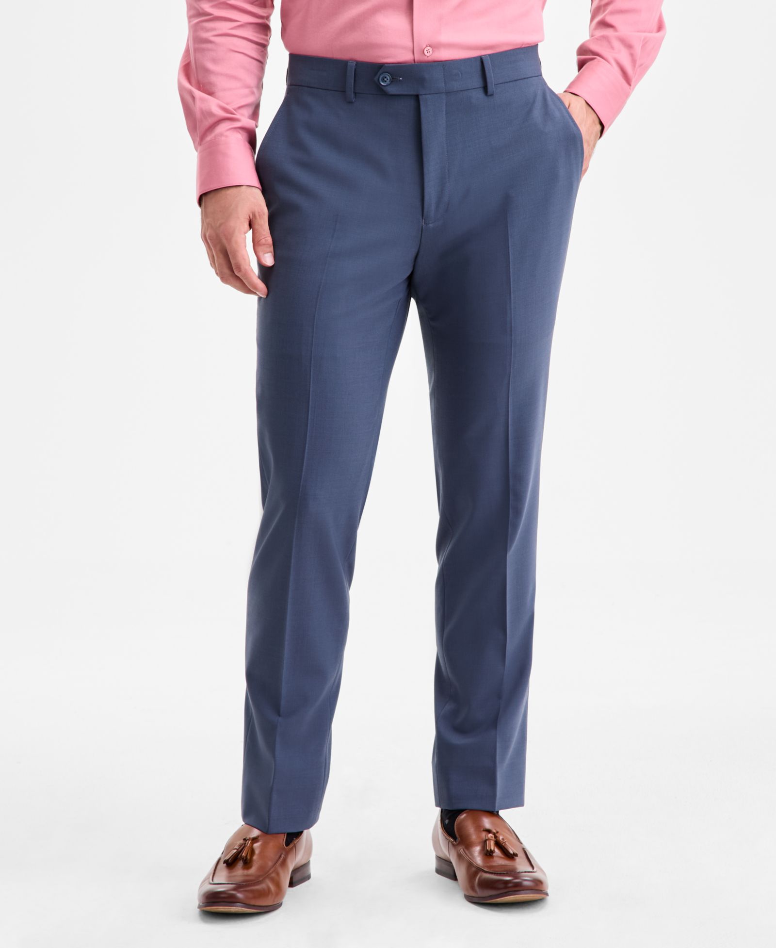 Bar III Men's Slim-Fit Solid Wool-Blend Suit Separate Pants, Exclusively at Macy's