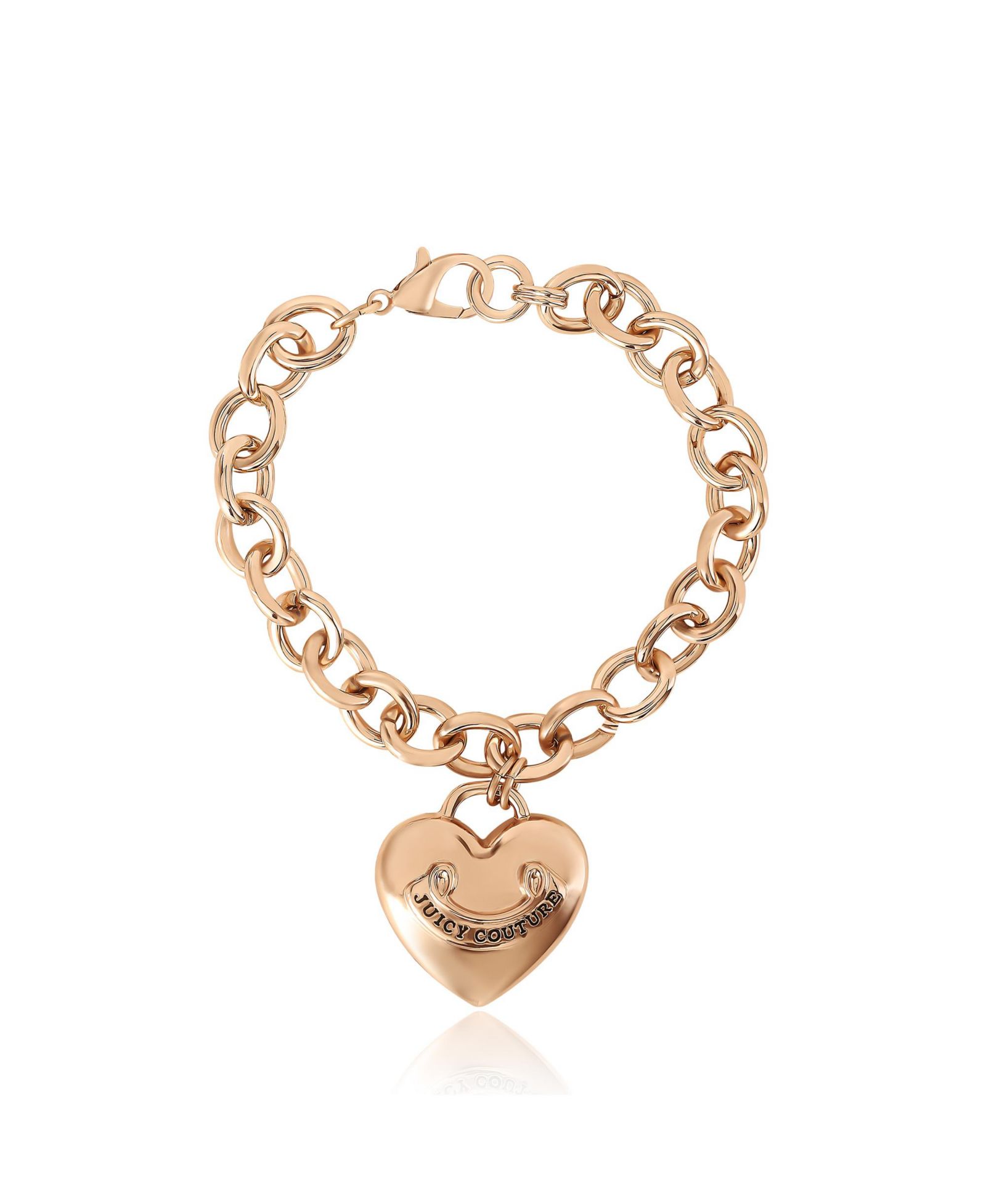 Juicy Couture Браслет с подвеской-сердцем Tone Chain