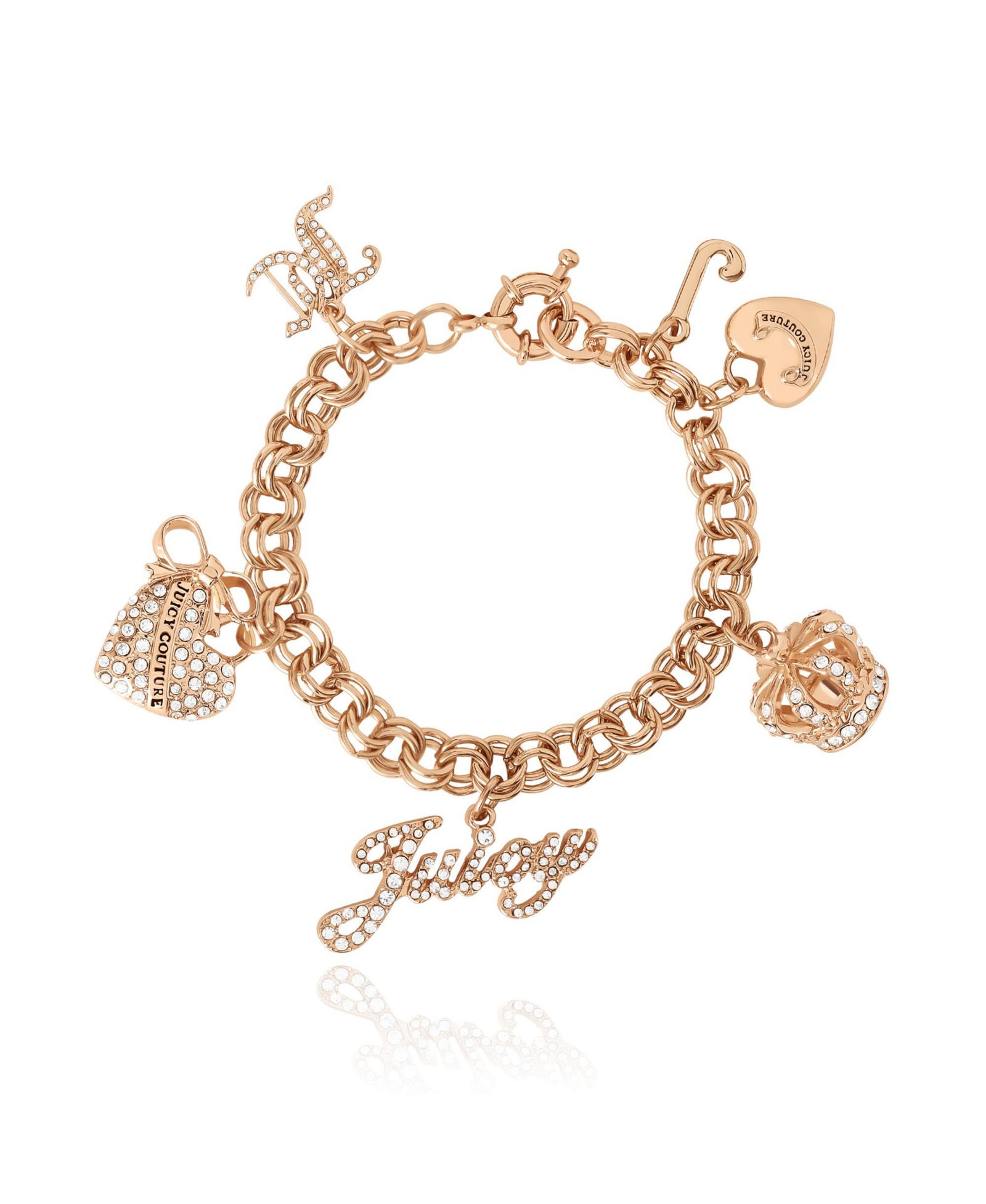 Juicy Couture Браслет Charm с акцентами Pavé