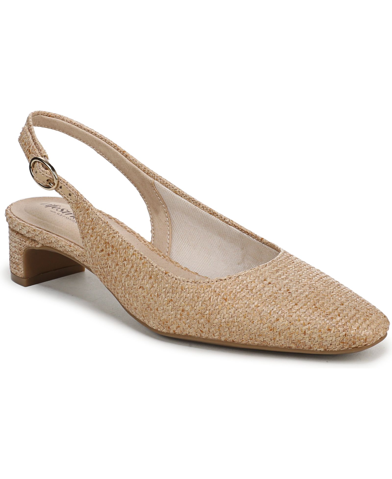 LifeStride Women's Lorena Pointed Toe Slingback Pumps