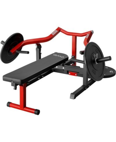 Syedee Chest Press Machine, 1250LBS Capacity with Independent Converging Arms, Adjustable Flat Incline Fitness Bench for Home Gym