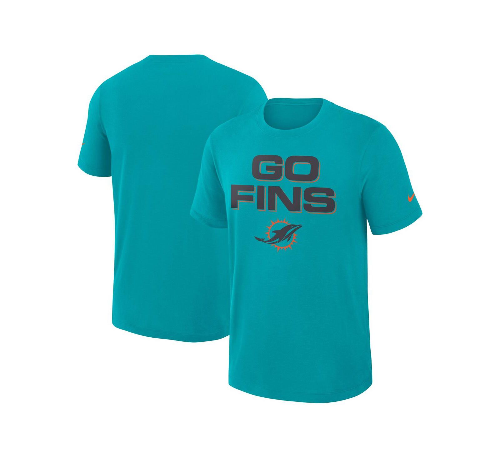 Футболка Nike Men's Turbo green Miami Dolphins 2025 Rivalries Collection Slub Dri-FIT