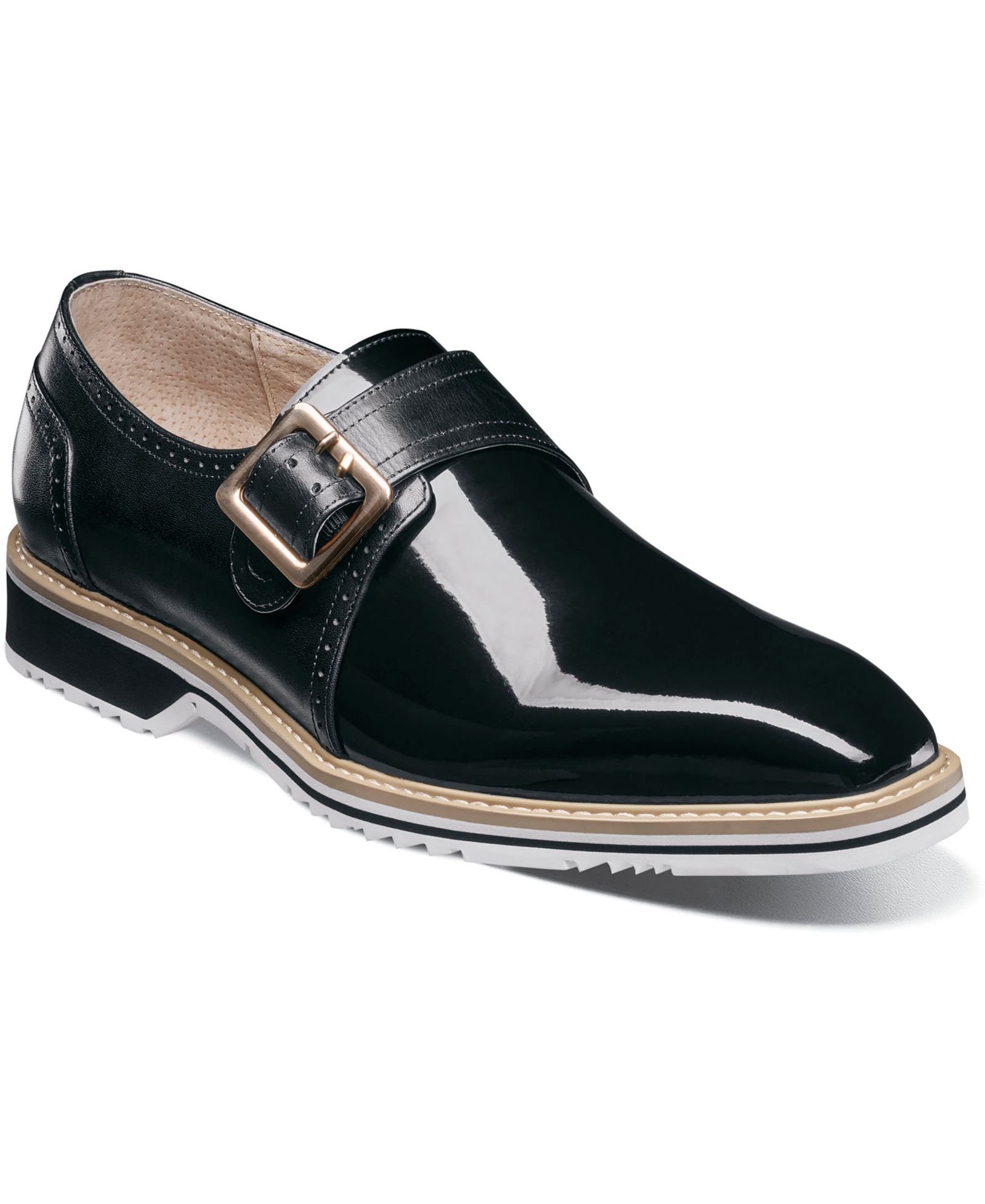 Мужские туфли Stacy Adams Bartram Plain Toe Monk Strap