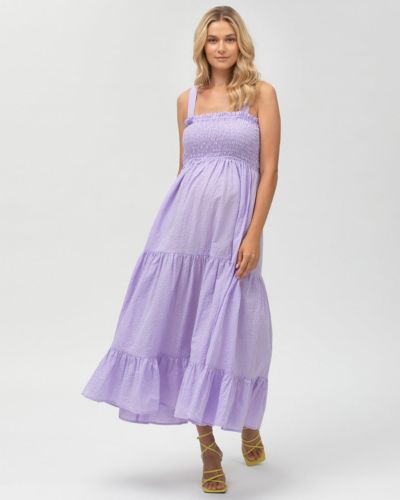 PIETRO BRUNELLI MATERNITY Women's Smock Tiered Maxi Dress Holly