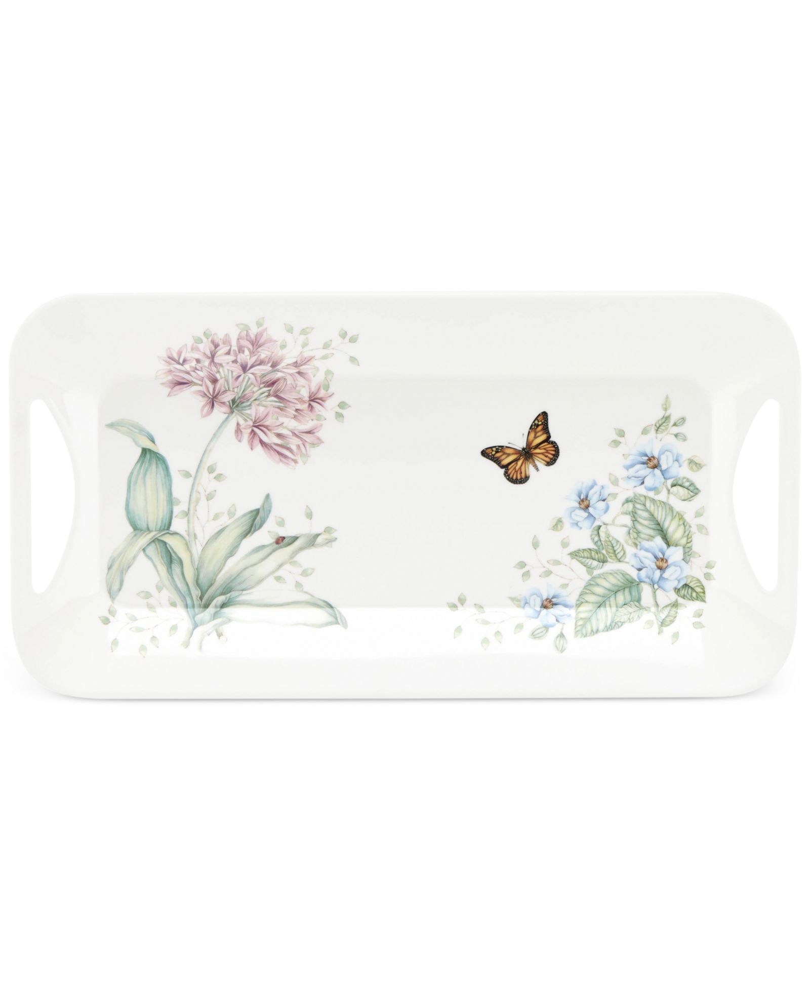 Поднос Lenox Butterfly Meadow Melamine Hors D'Oeuvre