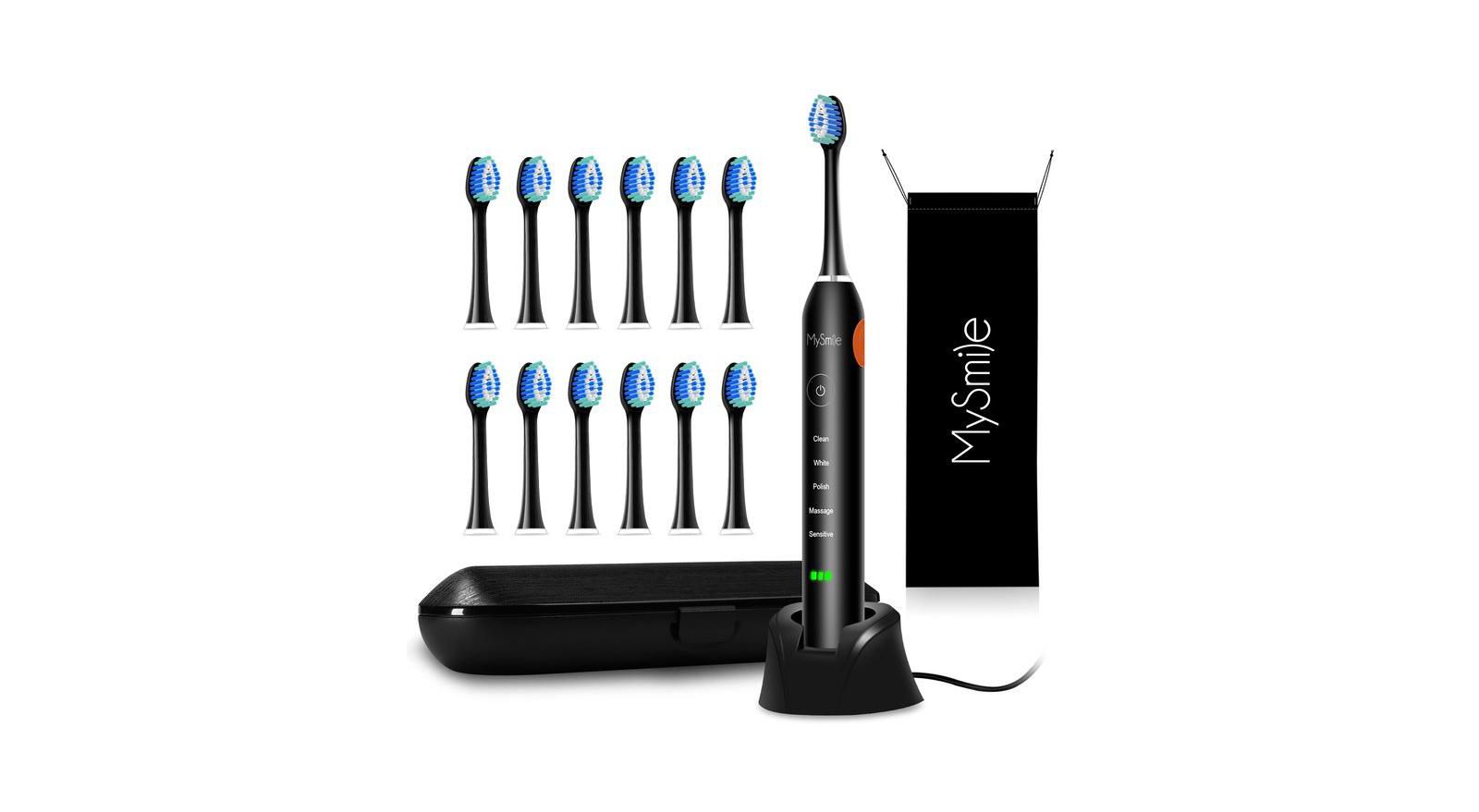 Sonic Toothbrush & Replacement Heads Bundle