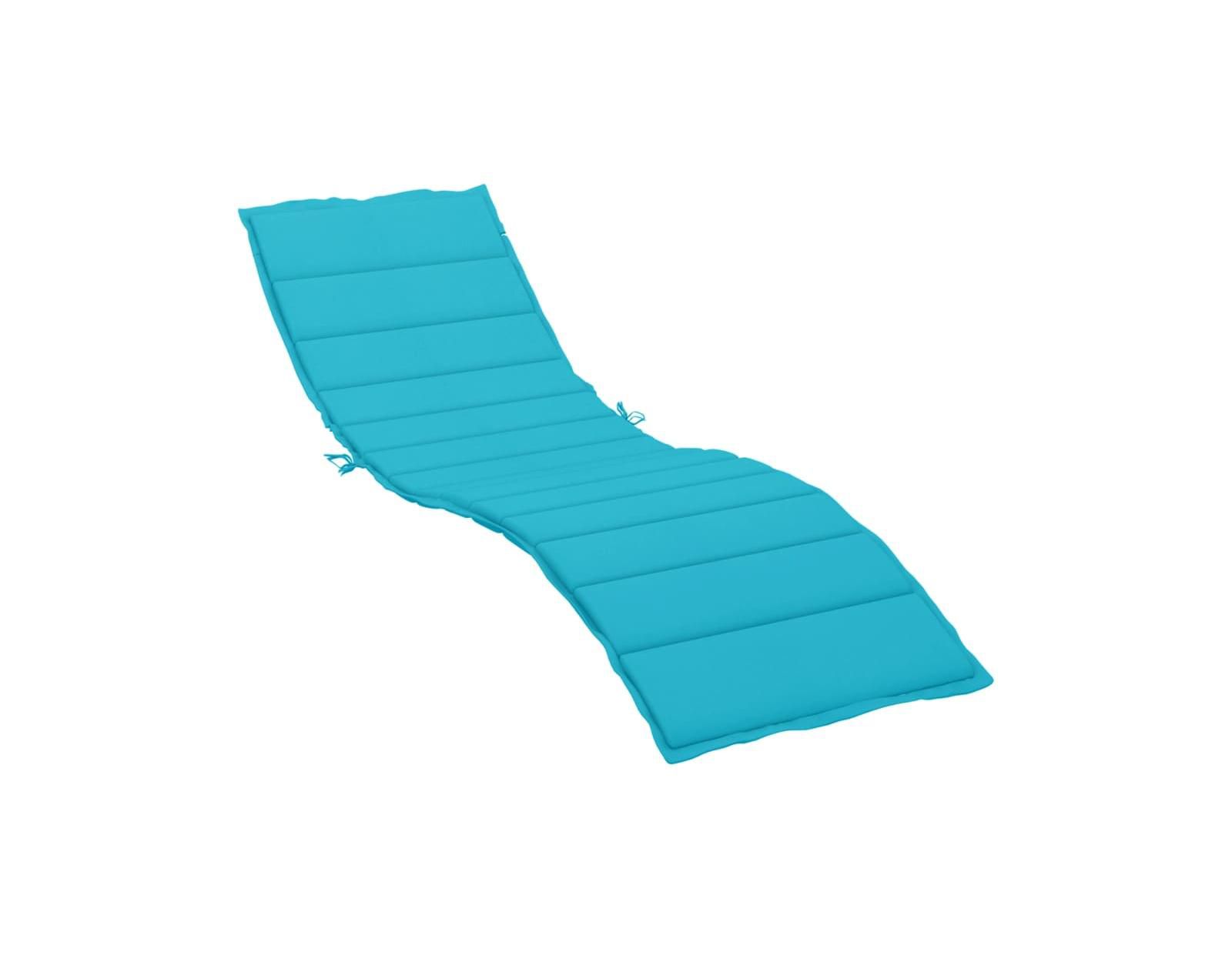 Шезлонг vidaXL Turquoise Oxford Fabric