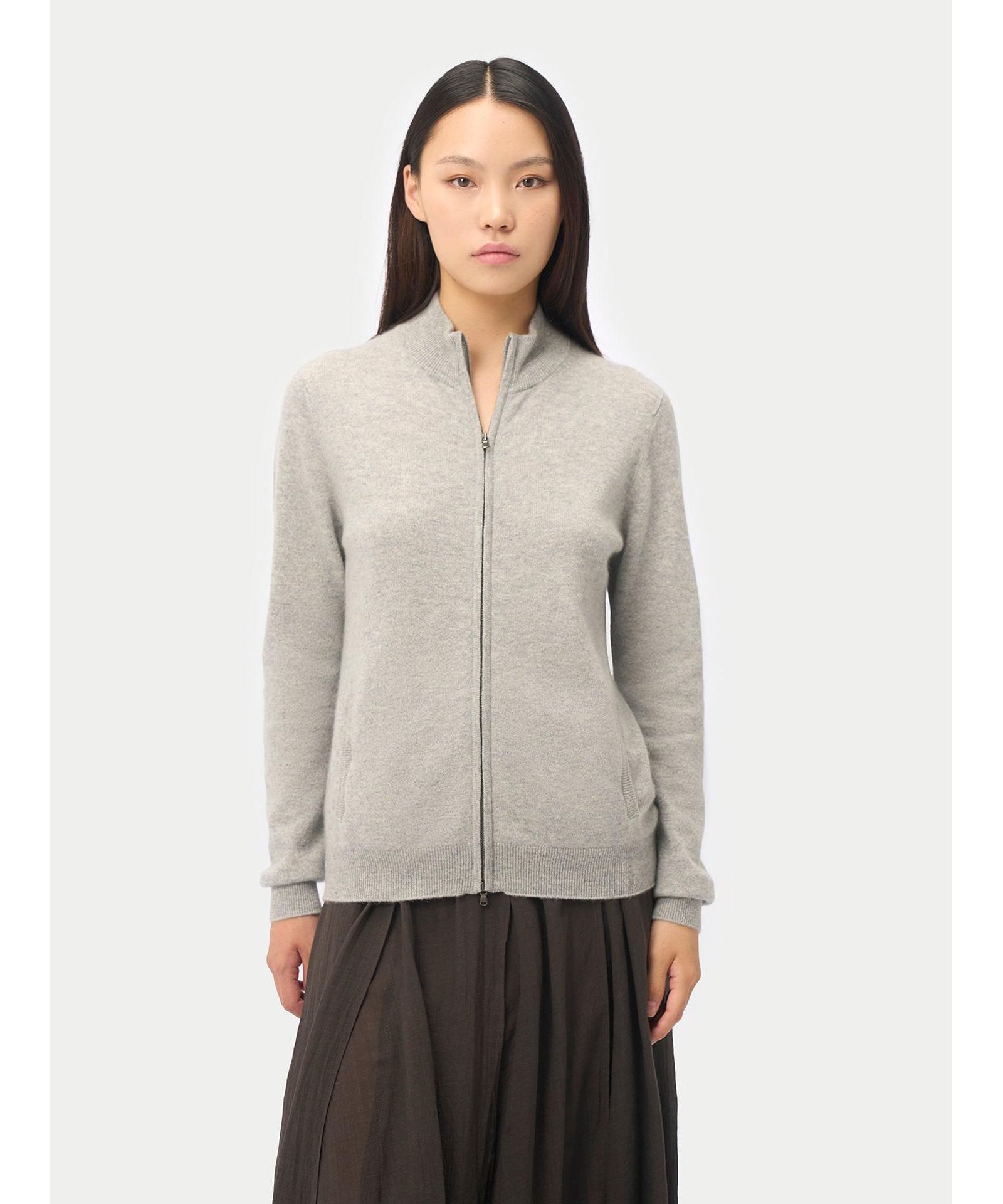 Gobi Cashmere Женский кашемировый кардиган на молнии