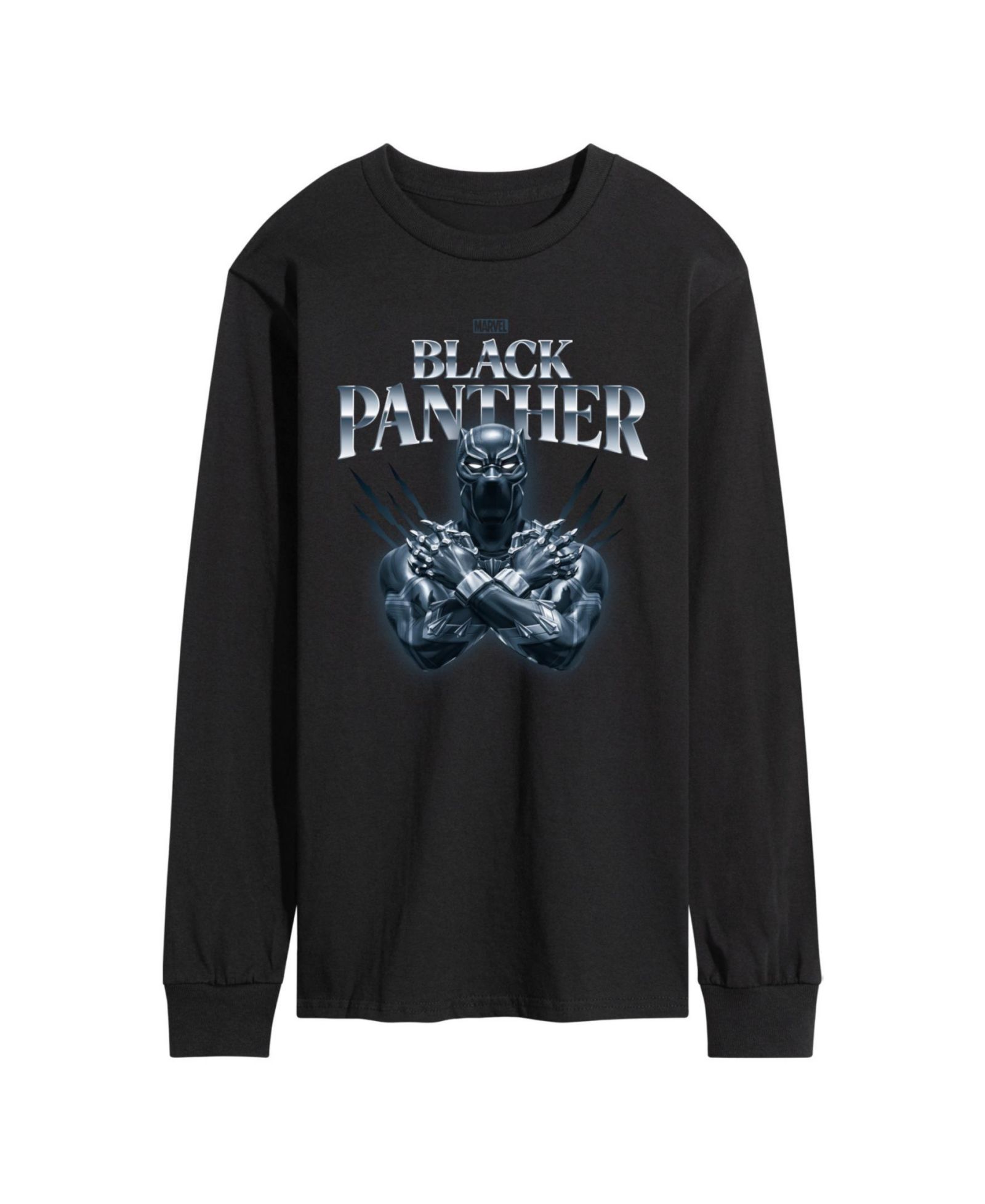 AIRWAVES Мужская футболка с длинным рукавом Black Panther