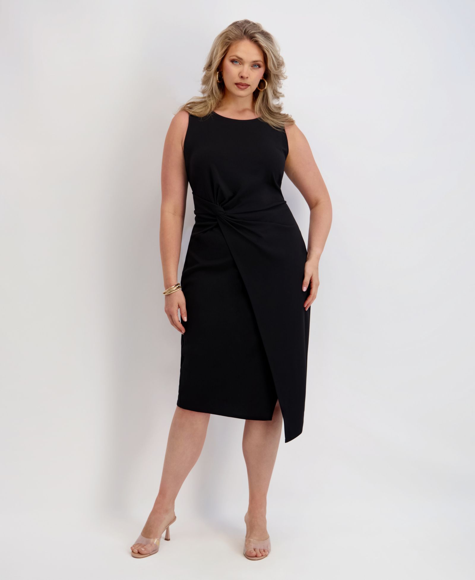 Миди-платье Siena Plus Size Side-Knot