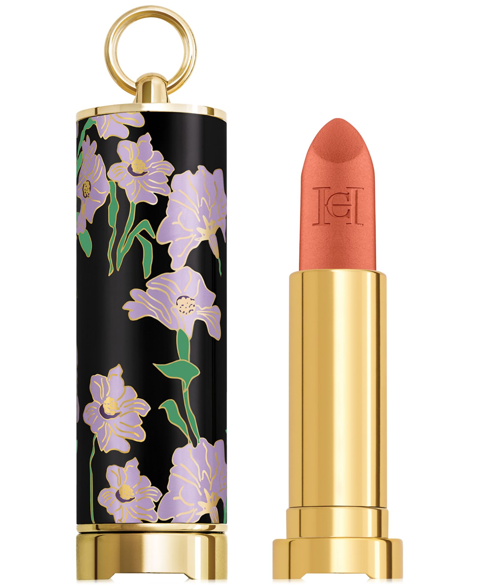 Carolina Herrera Fabulous Kiss Blur Matte Refillable Lipstick & Purple Dream Lipstick Cap