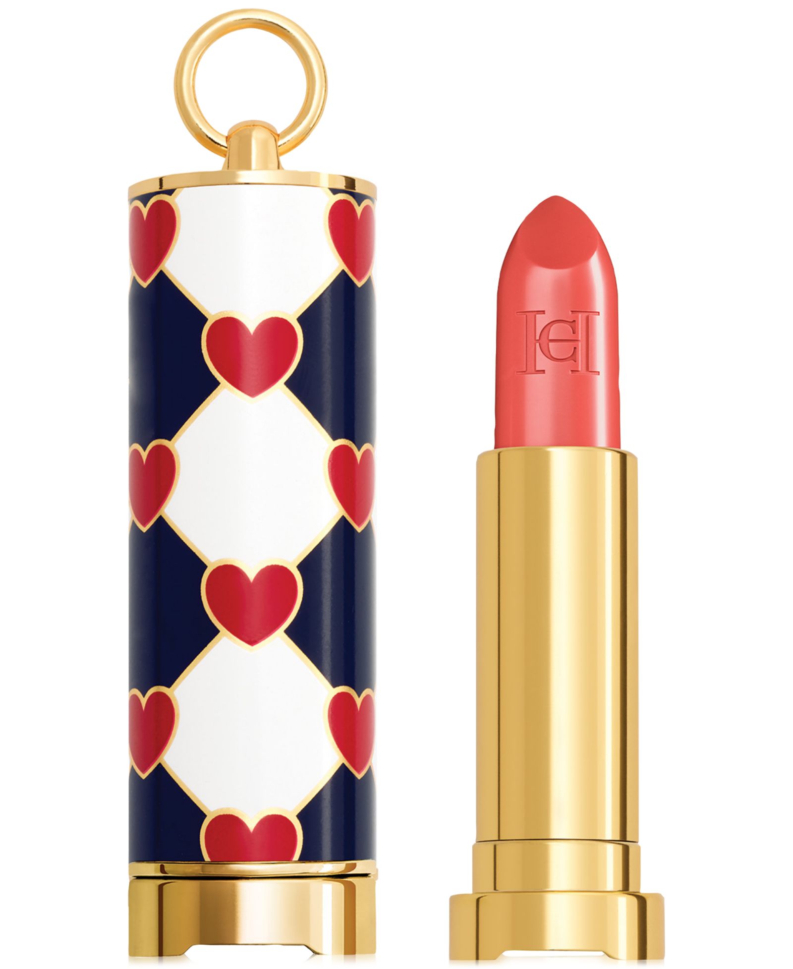 Carolina Herrera Fabulous Kiss Sheer Refillable Lipstick & Love Wins Lipstick Cap