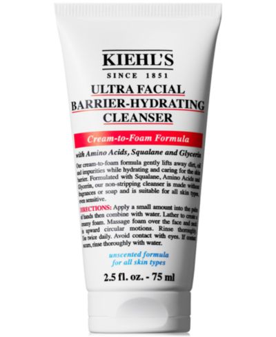 Kiehl's Since 1851 увлажняющее очищающее средство для восстановления барьера кожи, 2.5oz