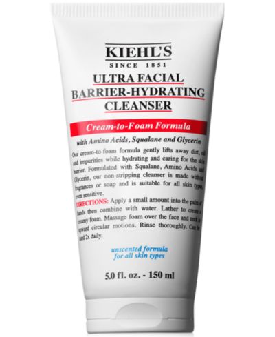 Увлажняющее очищающее средство для барьера кожи Kiehl's Since 1851 Ultra Facial, 5.0 oz
