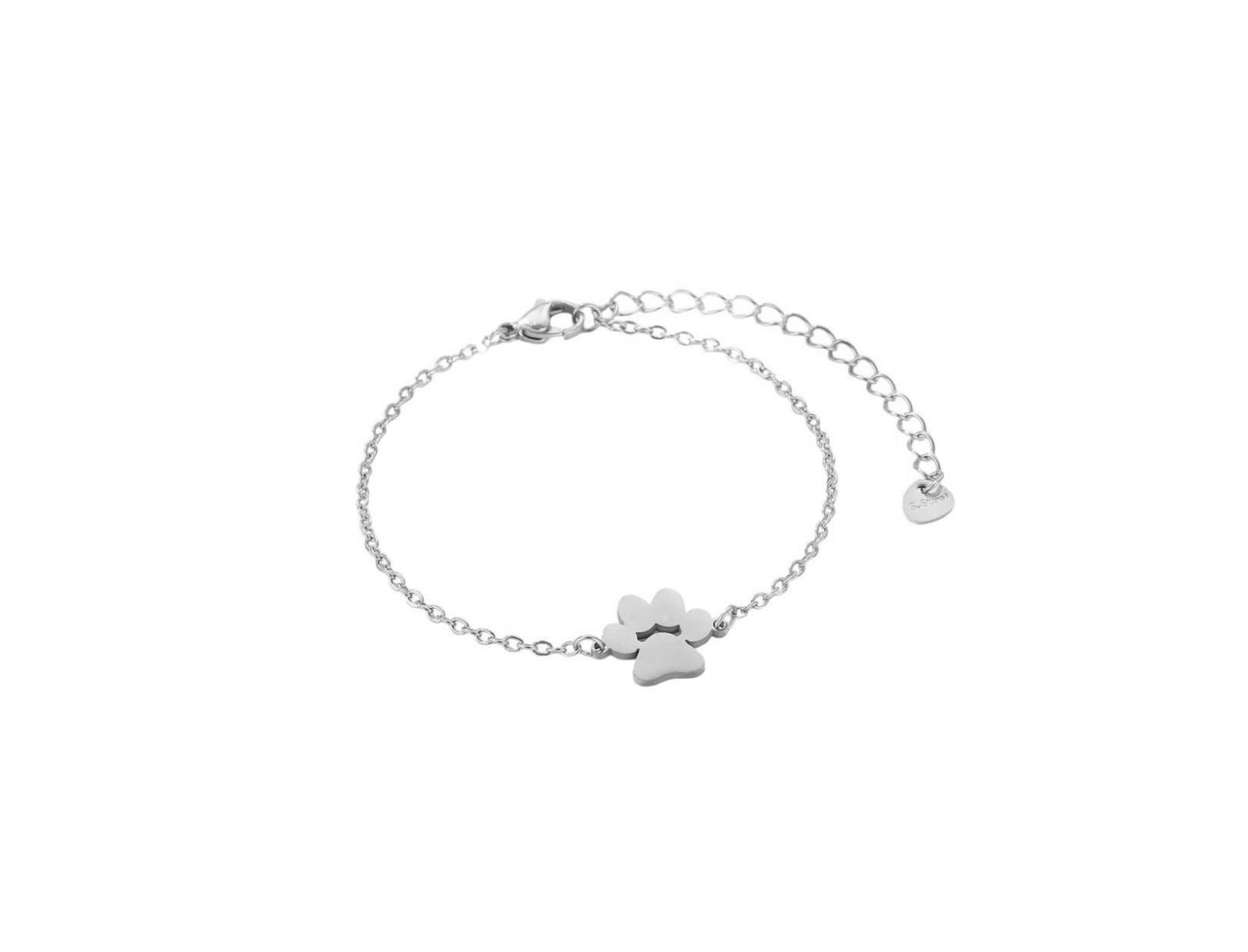 Браслет PurePaw Link Chain Paw Cutout Charm