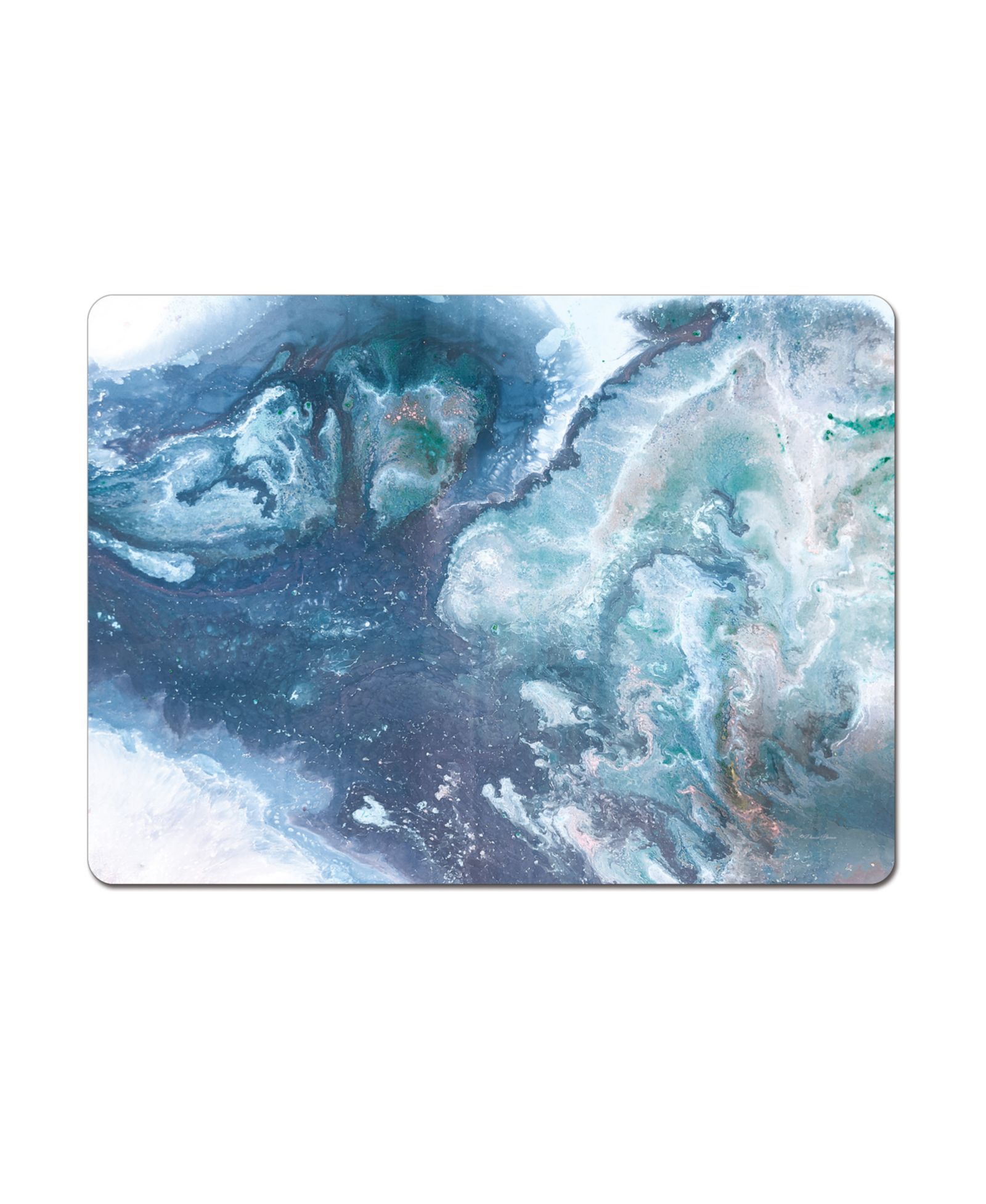 CounterArt Graceful Ocean подставки для блюд из пробки и твердого картона, набор из 4 шт.