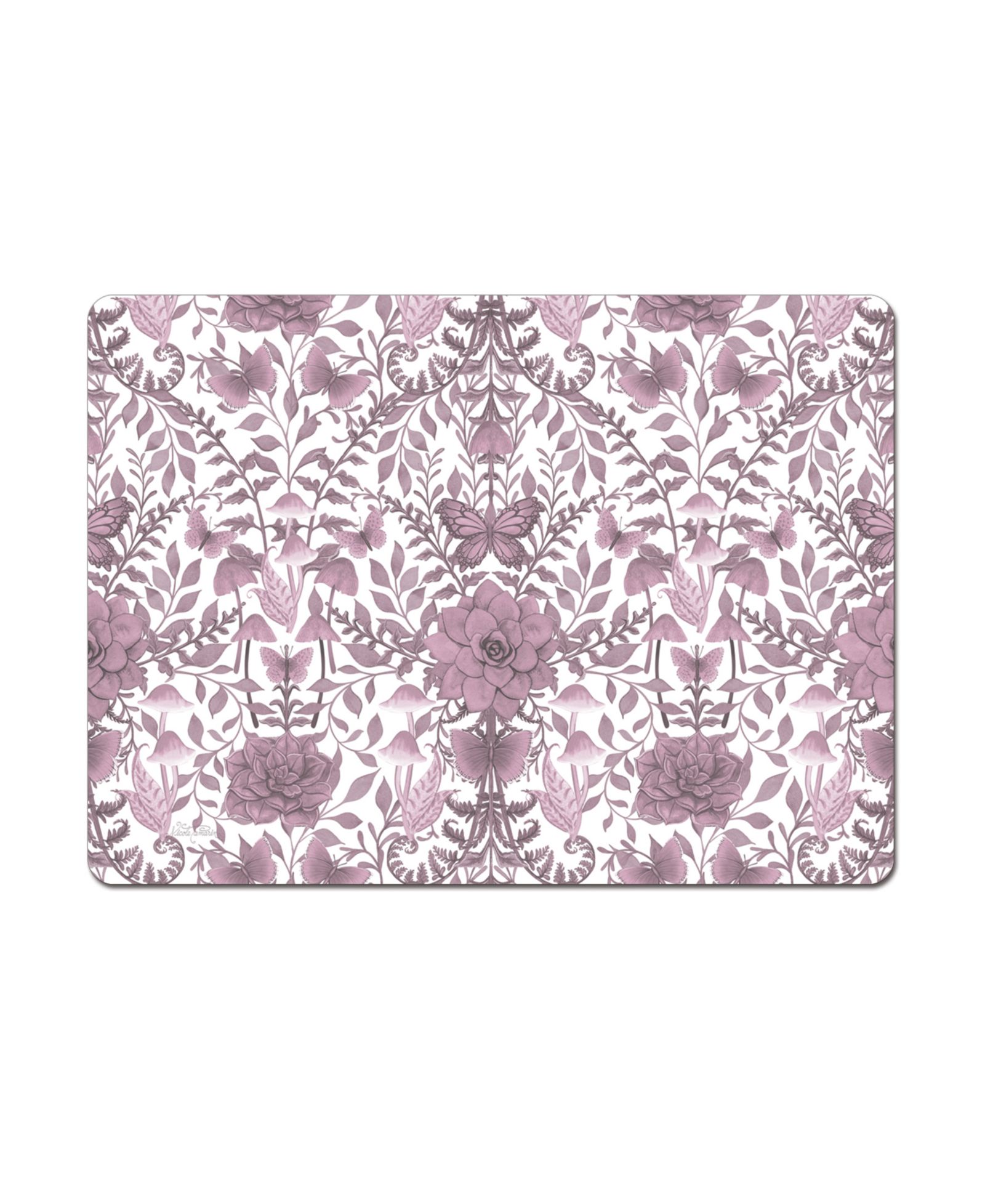 Подставки под тарелки CounterArt Midnight Mauve из пробки, набор 4 шт.