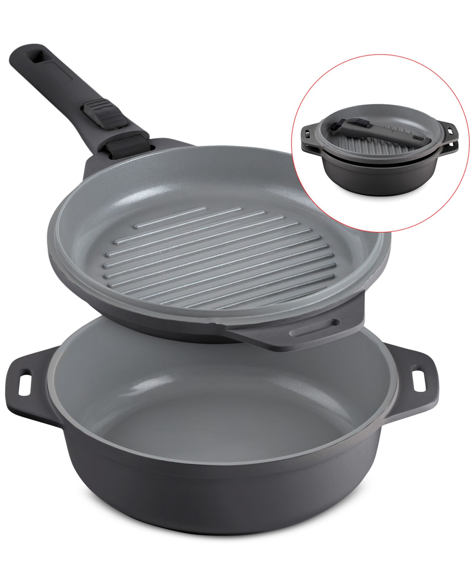 Dash SmartStore 5-in-1 Multipurpose Nesting Cookware Set