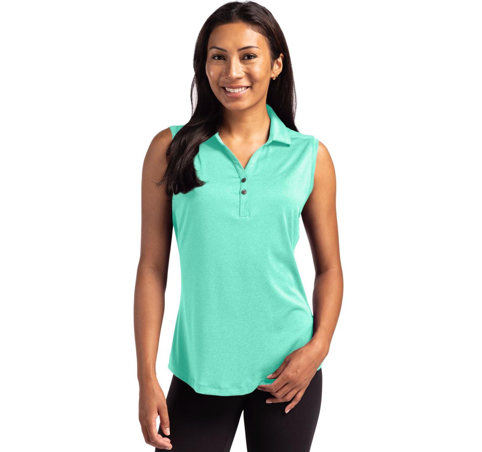 Cutter & Buck Women's Forge Eco Stretch Recycled Sleeveless Polo