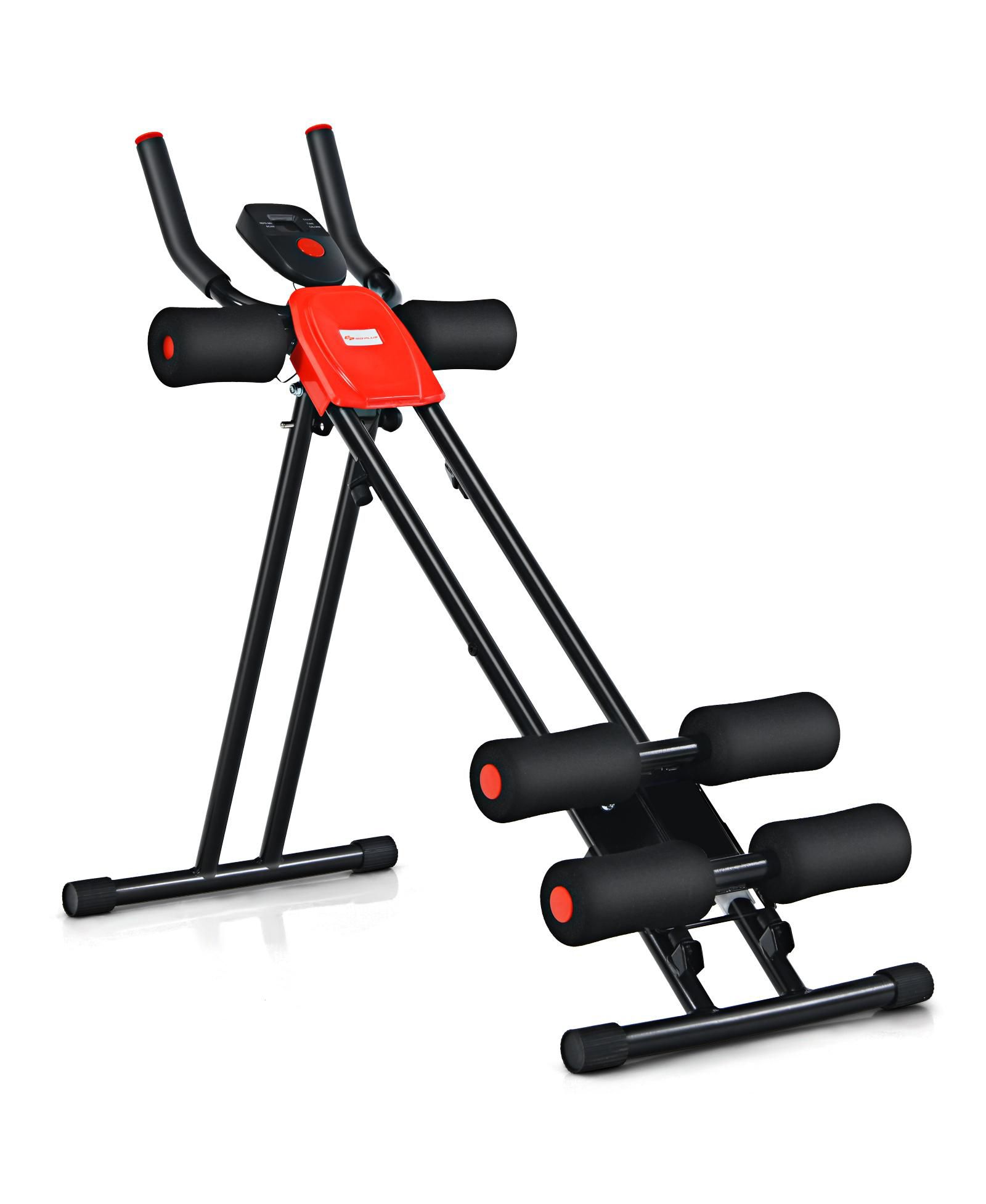 Тренажер для пресса KUYOTQ Foldable Adjustable Core Abdominal Trainer with 3 Adjustable Resistance and LCD Display