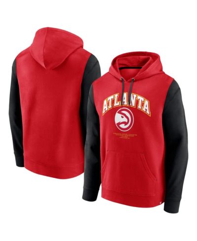 Fanatics Men's Red Atlanta Hawks Scorer Pullover Hoodie