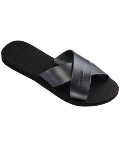 Havaianas Women's Aqua Metallic Round Toe Sandals