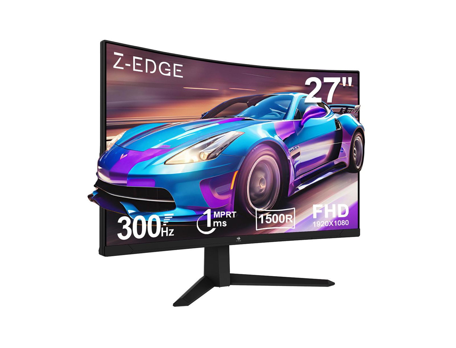 Игровой монитор Z-EDGE UG27H 27" с изогнутым экраном, Full HD, 300 Гц, 1 мс