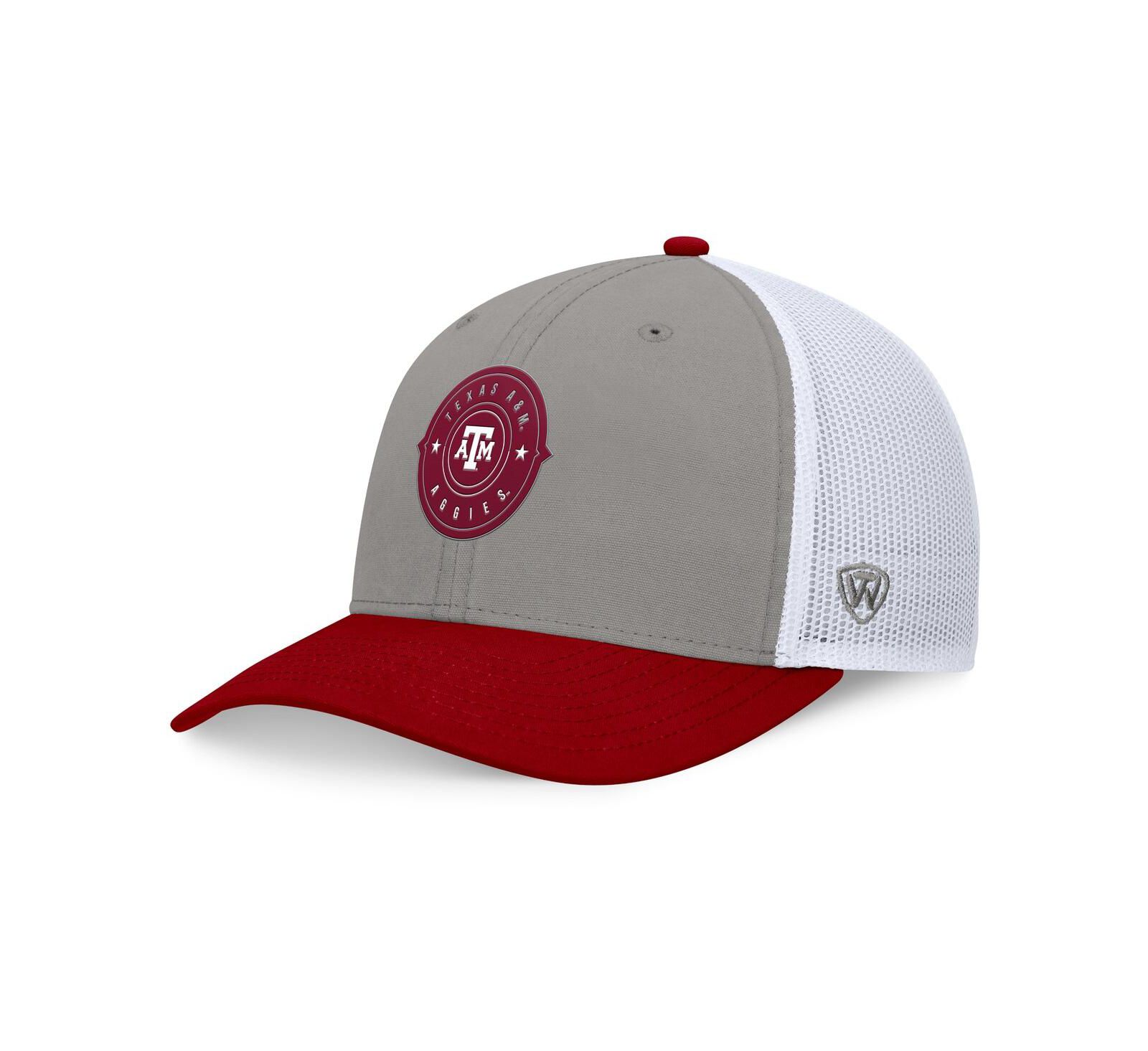 Top of the World Men's Gray/Maroon Texas A&M Aggies Rob Trucker Adjustable Hat