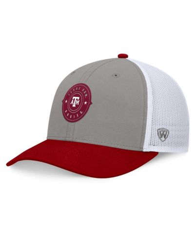 Top of the World Men's Gray/Maroon Texas A&M Aggies Rob Trucker Adjustable Hat