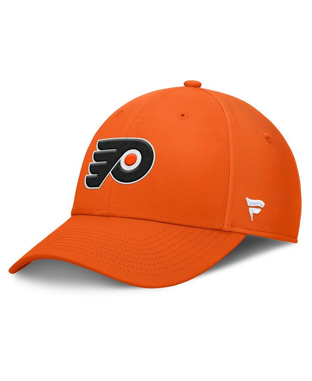 Мужская кепка Fanatics Philadelphia Flyers Core Primary Logo Flex Orange