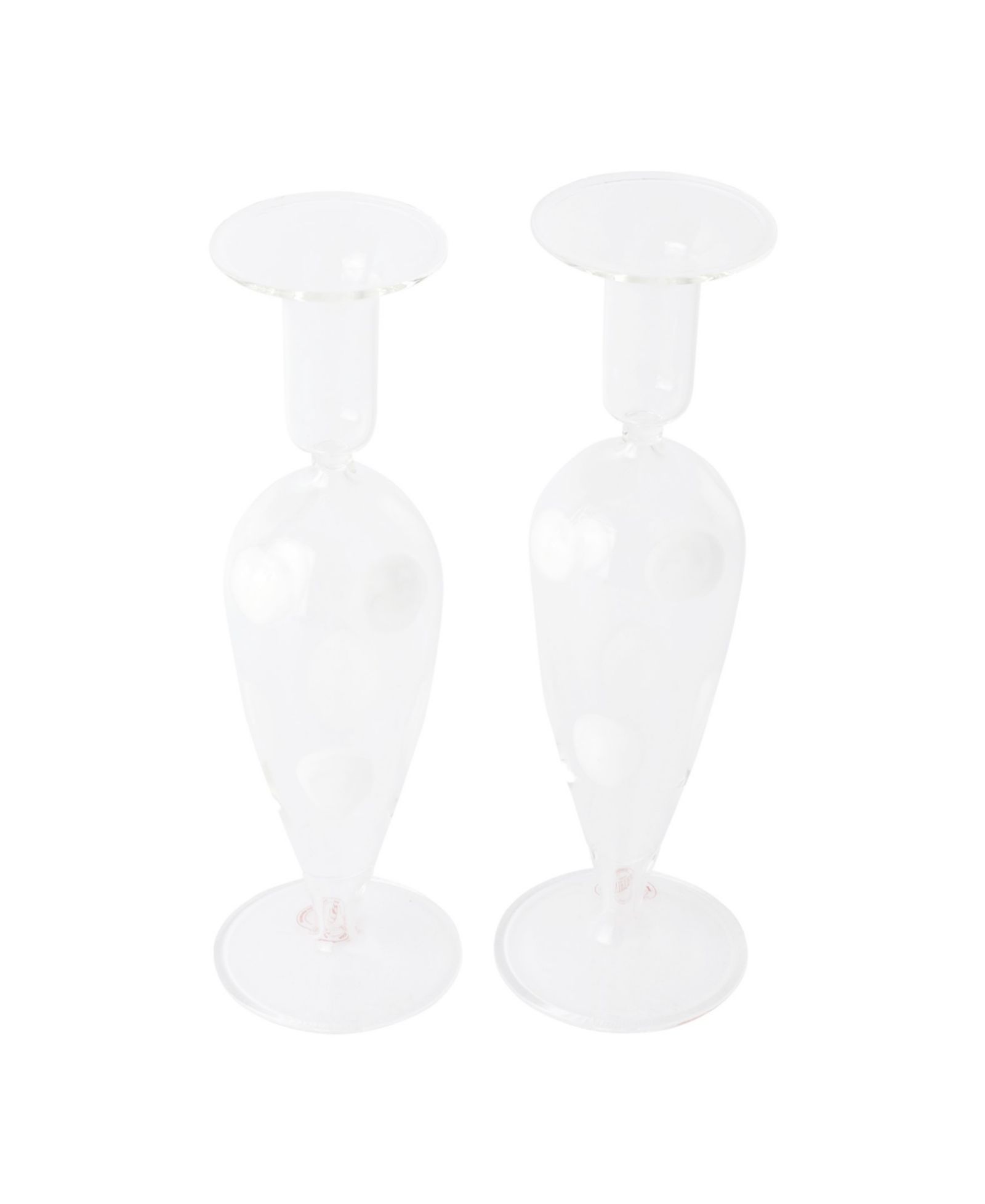 VIETRI Drop 9.5" Candlesticks, Set of 2