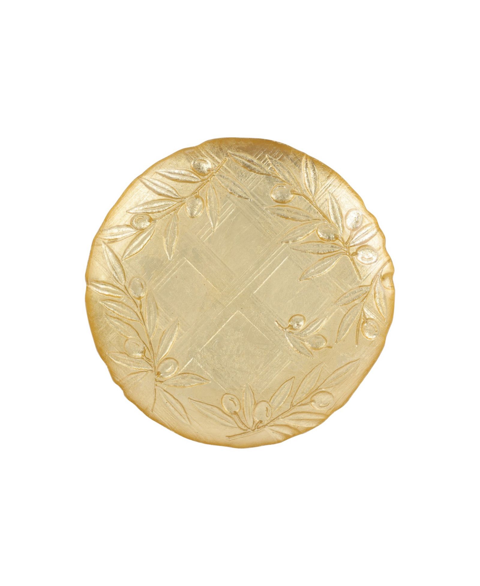 VIETRI Moon Glass Olive Salad Plate