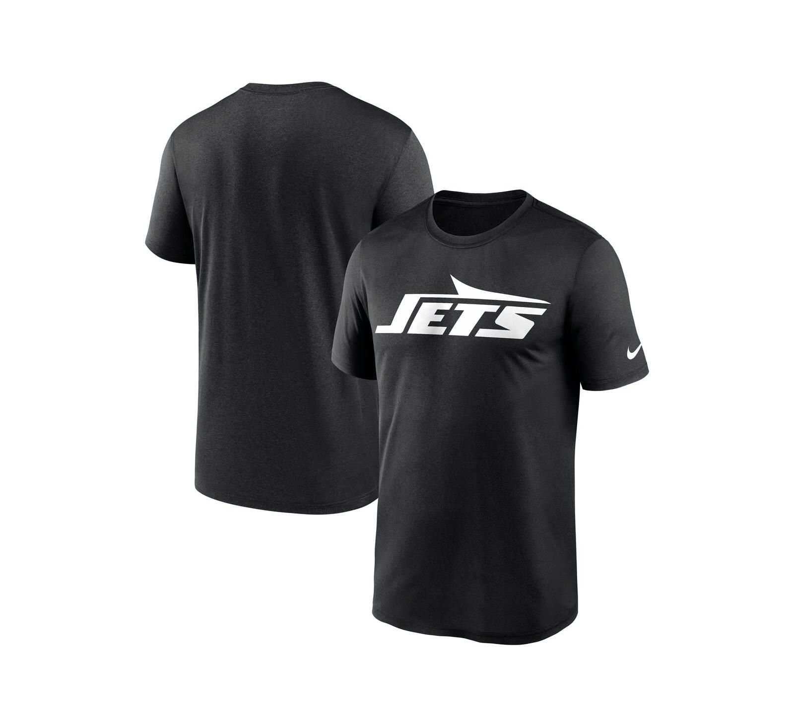 Nike Men's Black New York Jets Legend Logo Performance T-Shirt