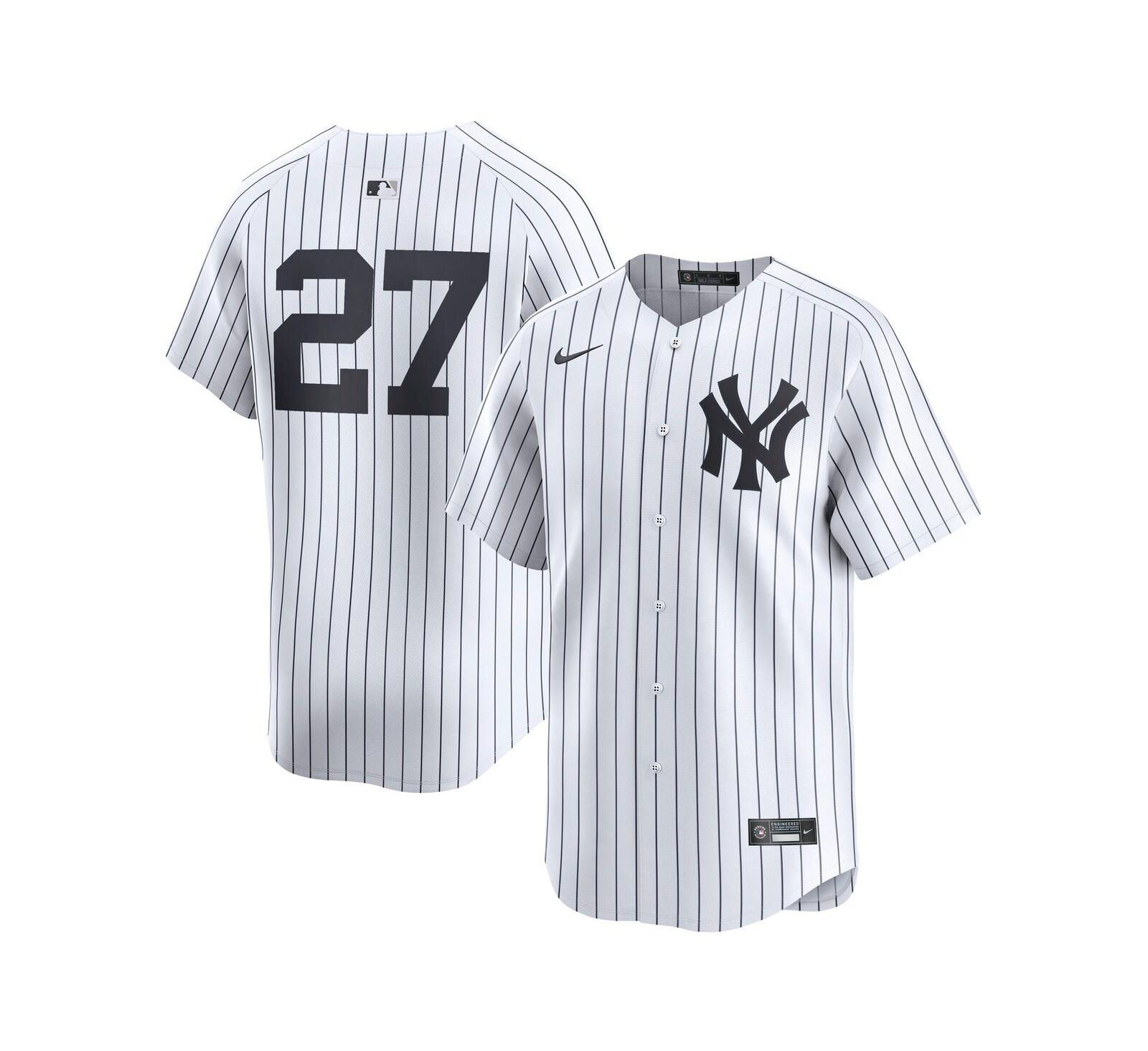 Мужская джерси Nike Giancarlo Stanton White New York Yankees Limited Player