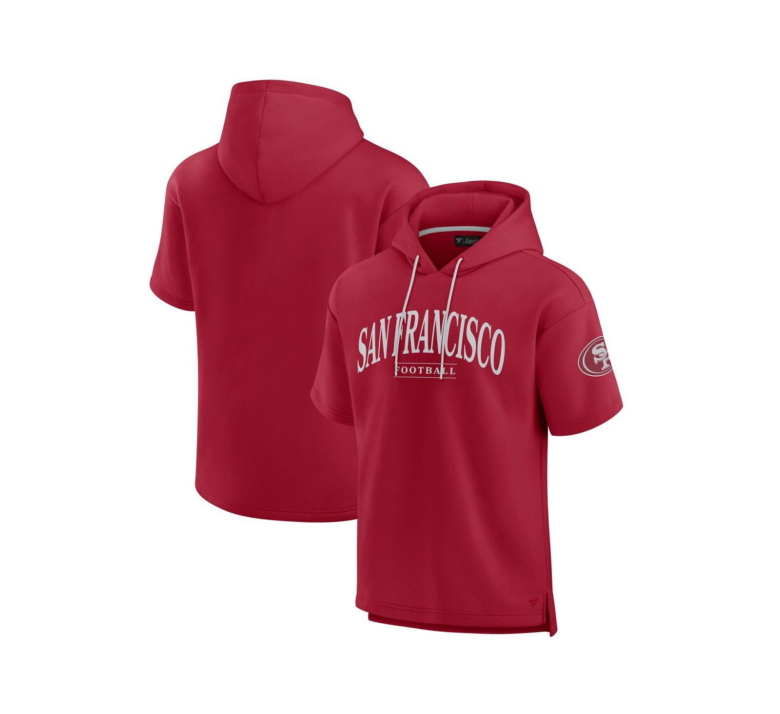 Худи Fanatics San Francisco 49ers Elements Ready Short Sleeve Scarlet