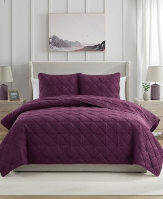 VCNY Home Lucy Pinsonic Diamond 3-Pc. Quilt Set, King