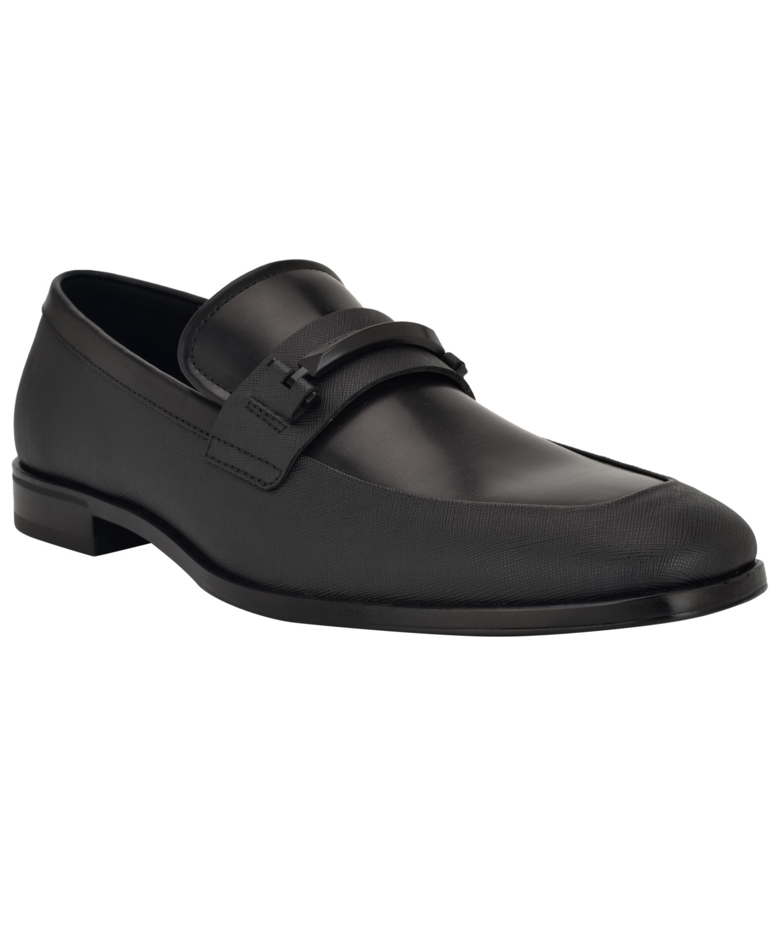 GUESS Men's Haines Square Toe Slip On Dress Loafers