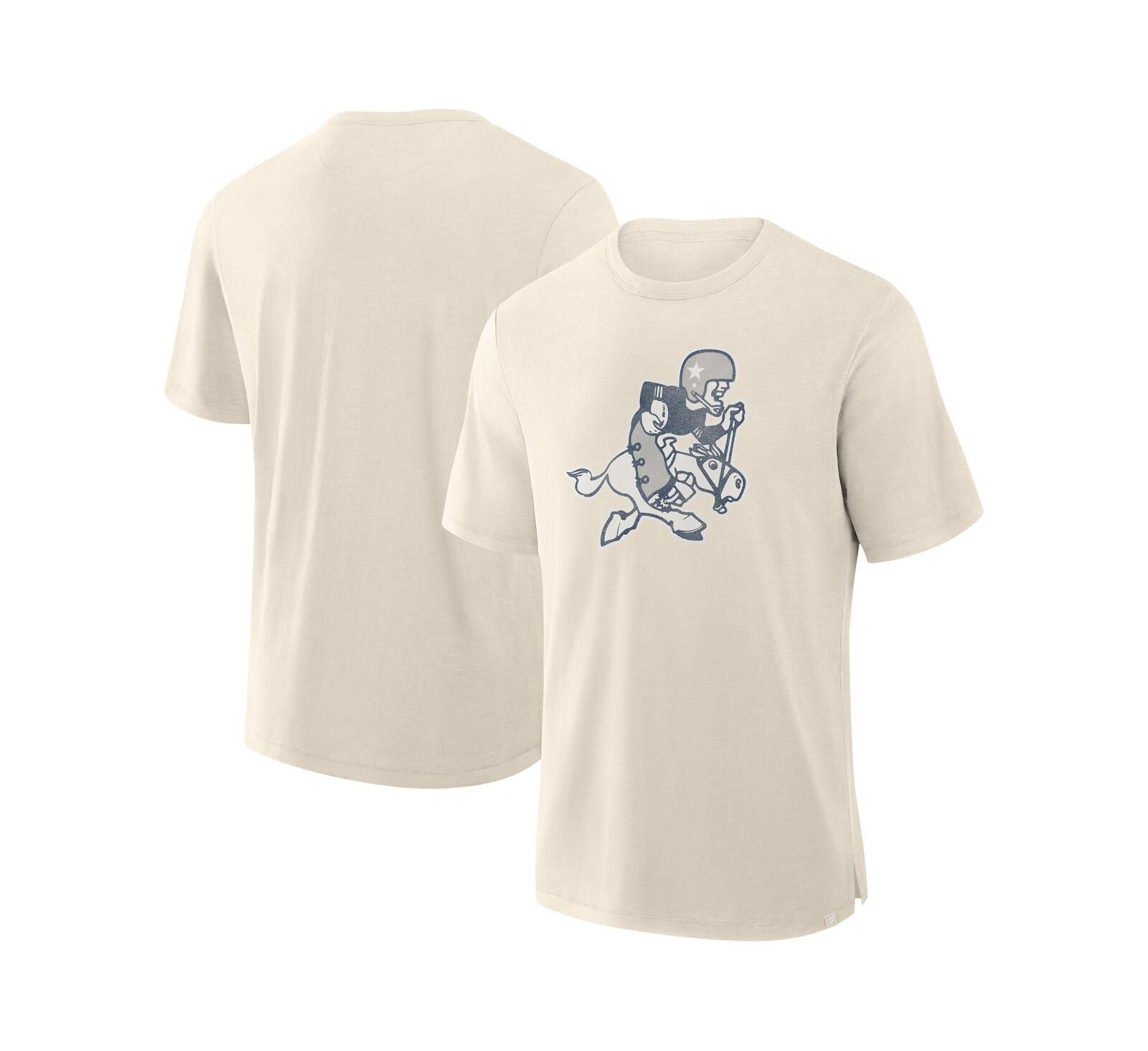 Fanatics Men's Cream Dallas Cowboys Slub T-Shirt